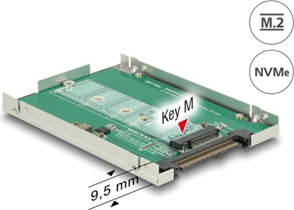 Picture of Delock 2.5″ Converter U.2 SFF-8639 > M.2 NVMe Key M