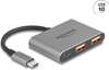Picture of Delock 3 Port USB Hub 10 Gbps with USB Type-C™ to 1 x USB Type-C™ + 2 x USB Type-A