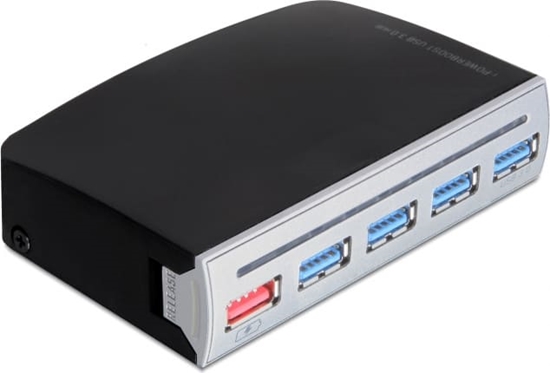 Picture of Delock 4 Port USB 5 Gbps Hub, 1 port USB power internal / external