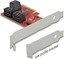 Picture of Delock 6 port SATA PCI Express x4 Card - Low Profile Form Factor