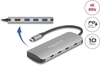 Picture of Delock 7 Port USB 10 Gbps Hub and 4K HDMI output with USB Type-C™ connection and PD 3.0 90 Watt