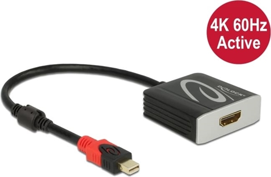 Picture of Delock Active mini DisplayPort 1.4 to HDMI Adapter 4K 60 Hz (HDR)