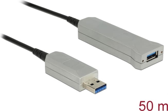 Picture of Delock Active Optical Cable USB 5 Gbps Type-A male to Type-A female 50 m