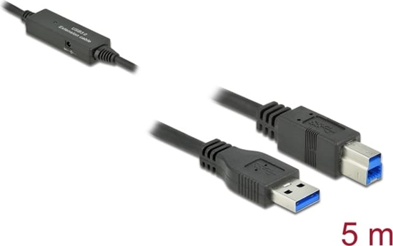 Picture of Delock Active USB 3.2 Gen 1 Cable USB Type-A to USB Type-B 5 m