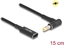 Изображение Delock Adapter cable for Laptop Charging Cable USB Type-C™ female to Acer 5.5 x 1.7 mm male 90° angled 15 cm