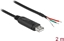 Изображение Delock Adapter cable USB 2.0 Type-A to Serial RS-232 with 3 open wires 2 m