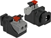 Picture of Delock Adapter DC 5.5 x 2.1 mm female > Terminal Block with push button 2 pin