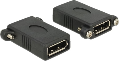 Picture of Delock Adapter DisplayPort 1.1 female > DisplayPort female panel-mount
