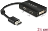 Picture of Delock Adapter DisplayPort 1.1 male > VGA / HDMI / DVI female Passive black
