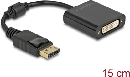 Picture of Delock Adapter DisplayPort 1.1 male to DVI female Passive black