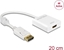 Изображение Delock Adapter DisplayPort 1.2 male > HDMI female 4K Active white
