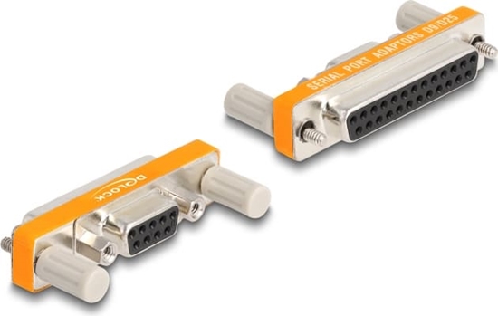 Picture of Delock Adapter D-Sub 9 pin female with nuts to D-Sub 25 pin female with screws