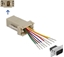 Attēls no Delock Adapter D-Sub 9 Pin male > RJ45 female assembly kit