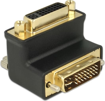 Picture of Delock Adapter DVI 24+5 pin male > female right angled