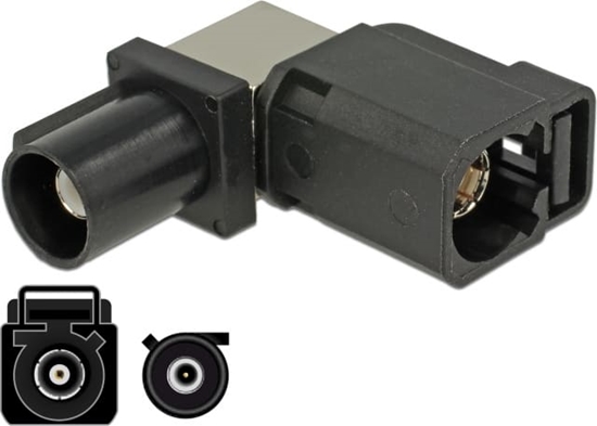 Picture of Delock Adapter FAKRA A jack 90° > FAKRA A plug