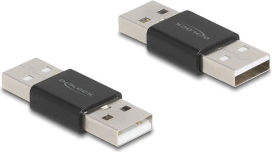 Picture of Delock Adapter Gender Changer USB 2.0 Type-A male to male metal