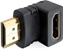 Attēls no Delock Adapter HDMI male to HDMI female 90° down