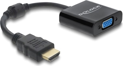 Picture of Delock Adapter HDMI male to VGA female black
