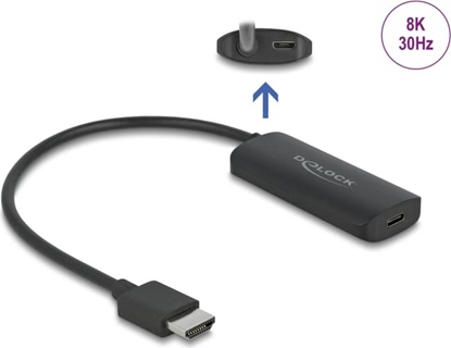 Изображение Delock Adapter HDMI-A male to USB Type-C™ female (DP Alt Mode) 8K
