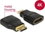 Picture of Delock Adapter High Speed HDMI with Ethernet – HDMI Mini-C male > HDMI-A female 4K black