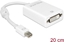 Изображение Delock Adapter mini DisplayPort 1.1 male > DVI female Passive white
