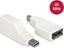 Attēls no Delock Adapter mini DisplayPort 1.2 male > DisplayPort female 4K 90° turned white