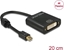 Picture of Delock Adapter mini DisplayPort 1.2 male > DVI female 4K Passive black