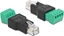 Attēls no Delock Adapter RJ11/14 male to Terminal Block 4 pin 2-part