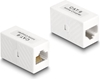 Picture of Delock Adapter RJ45 jack to RJ45 jack Cat.6 UTP white