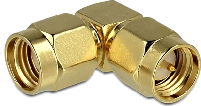 Picture of Delock Adapter RP-SMA Plug > SMA Plug 90°