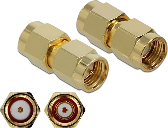 Picture of Delock Adapter RP-SMA plug to SMA plug 10 GHz