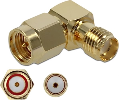 Picture of Delock Adapter SMA plug to SMA jack 90° 10 GHz