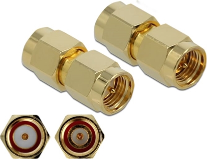 Picture of Delock Adapter SMA plug to SMA plug 10 GHz