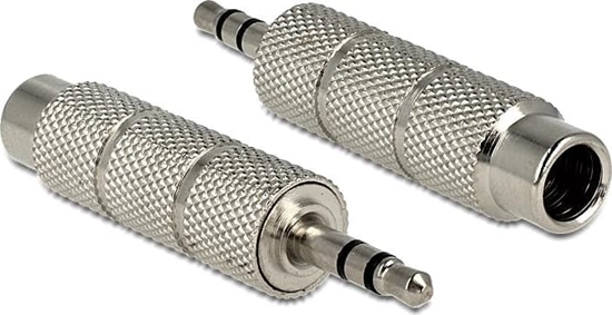 Picture of Delock Adapter Stereo 3.5 mm plug > 6.35 mm jack 3 pin