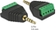 Изображение Delock Adapter Stereo jack male 3.5 mm to Terminal Block 5 pin