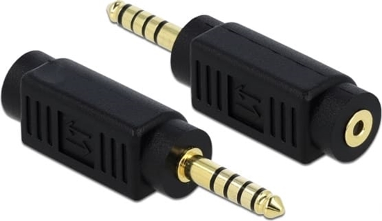 Picture of Delock Adapter Stereo jack male 4.4 mm 5 pin to Stereo jack female 2.5 mm 4 pin