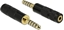 Attēls no Delock Adapter Stereo jack male 4.4 mm 5 pin to Stereo jack female 2.5 mm 4 pin
