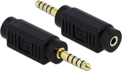 Picture of Delock Adapter Stereo jack male 4.4 mm 5 pin to Stereo jack female 3.5 mm 3 pin