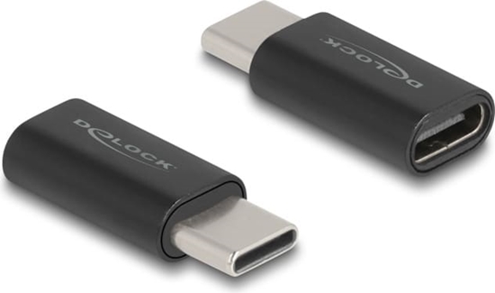 Picture of Delock Adapter SuperSpeed USB 10 Gbps (USB 3.2 Gen 2) USB Type-C™ male to female port saver black