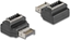 Attēls no Delock Adapter USB 10 Gbps Type-E Key A male to female angled