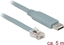 Picture of Delock Adapter USB 2.0 Type-A male > 1 x Serial RS-232 RJ45 male 5.0 m grey