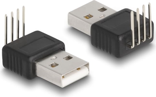 Picture of Delock Adapter USB 2.0 Type-A male to 4 pin 90° angled