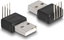 Picture of Delock Adapter USB 2.0 Type-A male to 4 pin 90° angled