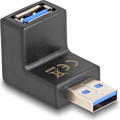 Picture of Delock Adapter USB 3.0 male-female angled 270° vertical