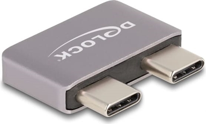 Picture of Delock Adapter USB 40 Gbps USB Type-C™ 2 x male to 2 x female port saver metal