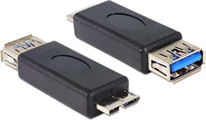 Picture of Delock Adapter USB 5 Gbps-A female > micro USB 5 Gbps-B male