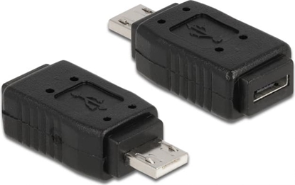 Picture of Delock Adapter USB micro-A+B female to USB micro A male
