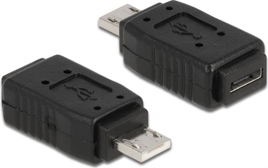 Picture of Delock Adapter USB micro-A+B female to USB micro A male