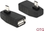 Picture of Delock Adapter USB micro-B male > USB 2.0-A female OTG 270° angled