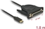 Picture of Delock Adapter USB Type-C™ 2.0 male > 1 x Parallel DB25 female